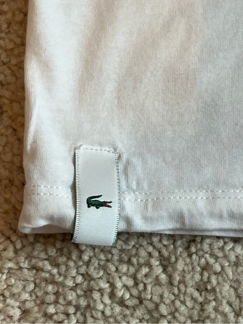 Lacoste Men’s White Tank Top - Classic Cotton Sleeveless Underwear Shirt